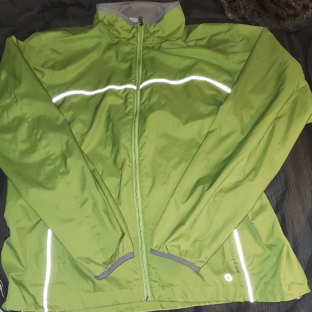 MEC Green Jacket with Reflective Accents - Picture 1 of 7
